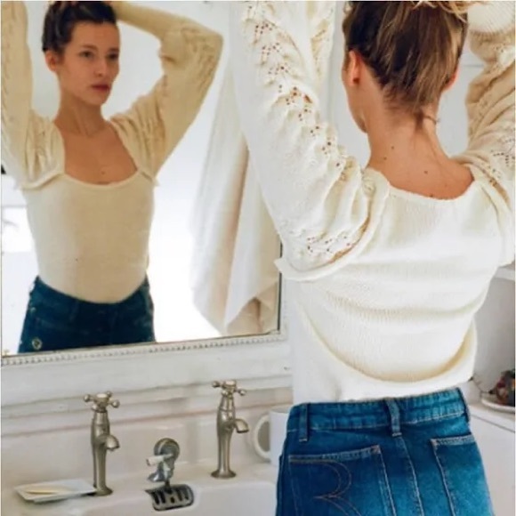 Rouje Paris cream fanny sweater - Picture 3 of 3